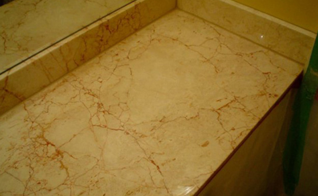 Damaged Marble Vanity Top